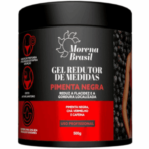 Gel Redutor de Medidas Pimenta Negra Morena Brasil