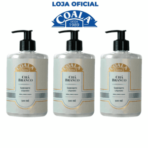 Kit 3 Unidades Sabonete Líquido Chá Branco 500 ml
