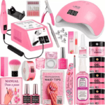 Kit De Unha Gel Completo Fibra Kit Alongamento Gel