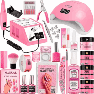 Kit De Unha Gel Completo Fibra Kit Alongamento Gel