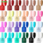 Kit 10 Esmalte De Unhas Em Gel Lirió Profissional Shellac Color Polish Unha Acrigel Porcelana Manicure Pedicure
