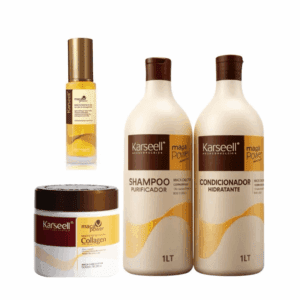 Kit Completo Karseell Máscara 500 g + condicionador 1L + Shampoo 1L + Óleo karseell P 50ml