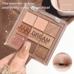 Paleta De Sombras De 9 Cores-Maquiagem Fosca/Brilhante , Tons De Cacau E Avelã