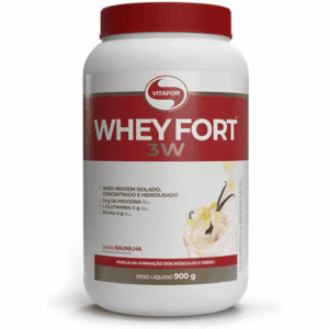 Whey Fort 3W (900g), Baunilha, VitaFor