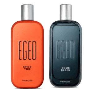 Egeo Colônia: Spicy Vibe 90ml e Egeo Bomb Black 90ml