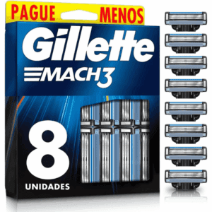 Gillette Mach3 -  Barbear, Leve 8 Pague