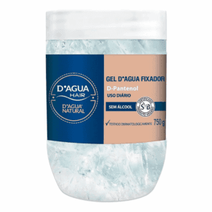 Gel Fixador De Penteados P/ Cabelos Cabelereiros 750g Uso Diário Profissional D-Pantenol D'água Natural