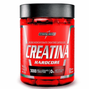Creatina em Cápsulas Hardcore - 100% Pura e Monohidratada - 60 Cápsulas