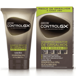 Shampoo Redutor de Grisalhos Grecin Control GX Para Todas os Tons Cabelo 118ml